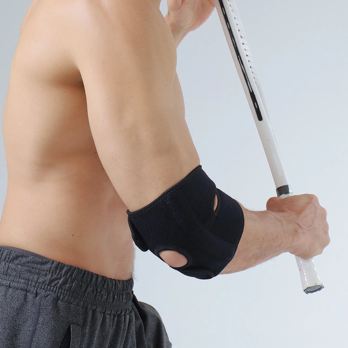 Outdoor sports fitness tennis training running adjustable fixed elbow strap protective gear - Korvel