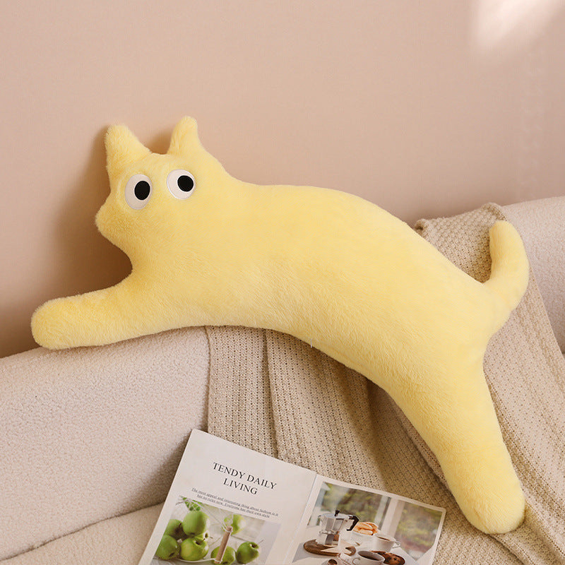 Dopamine Long Bar Cat Pillow Cat Plush Toy Living Room Cushion - Korvel