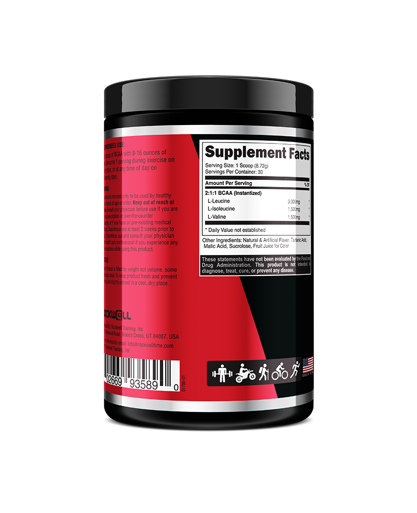 Rockwell Fit™ BCAA : Fraise Noix de Coco