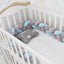 Coussin de Bumper de Lit Braid Knot pour Bébé de 100 cm Premium