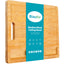 Extra Large Bamboo Cutting Board – 17"x12" Double-Sided with Juice Groove, 3 Compartments & Handle - Korvel