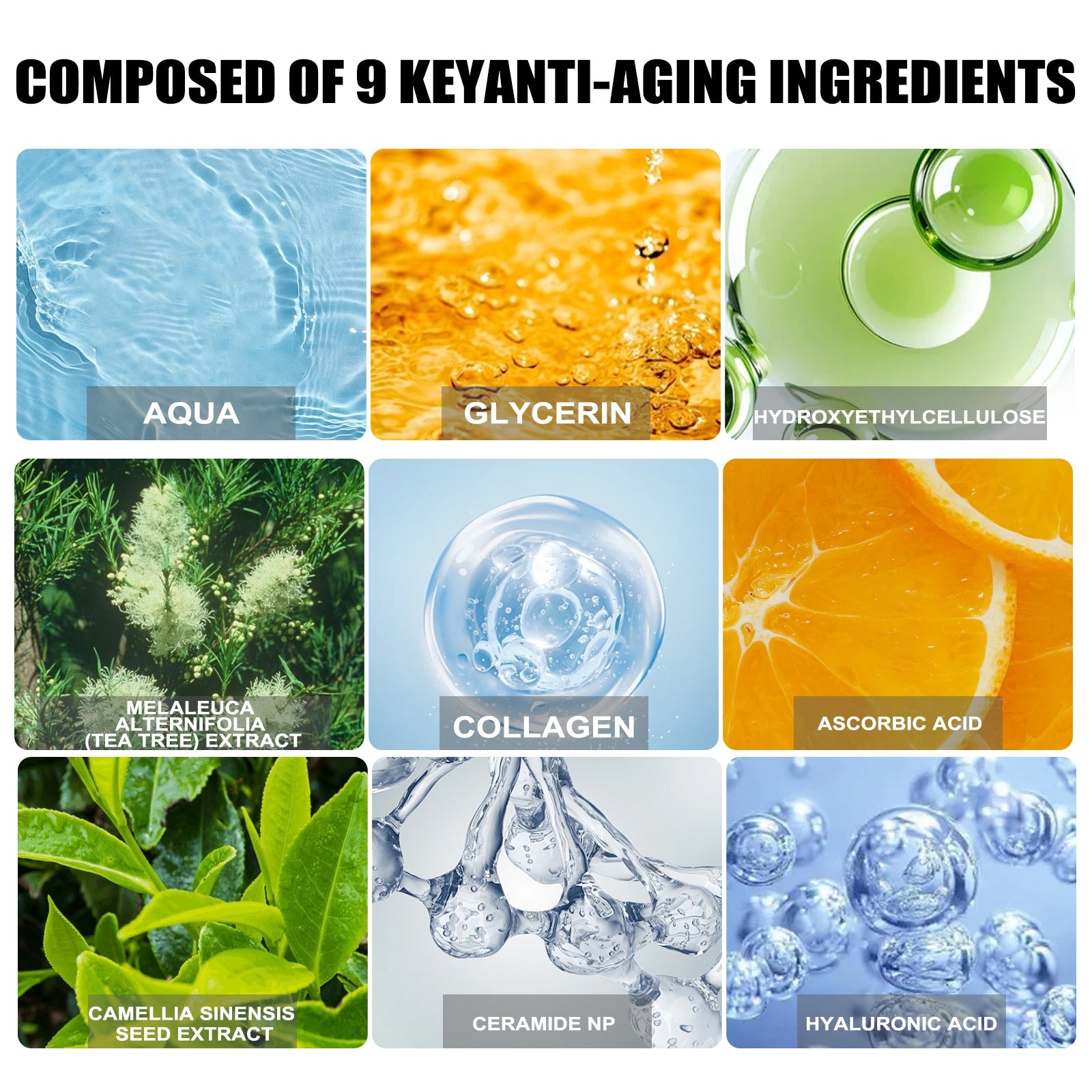 Deep Cleansing Anti-Wrinkle Serum, Facial Skin Smoothing Fine Lines Hydrating Firming And Care Serum - Korvel