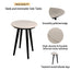Ensemble de conversation de patio en aluminium moderne 5PC