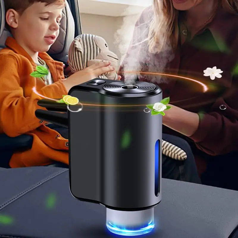 Car Vent Air Freshener Vent Clip Rechargeable Oil Diffuser For Car Automotive Interior Natural Oil Fragrance Long-Lasting For - Korvel