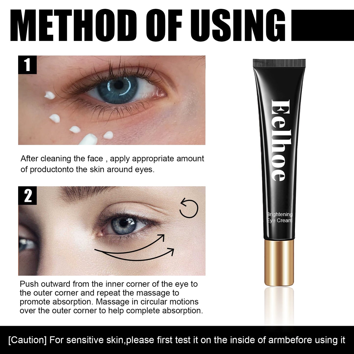 Astaxanthin Caviar Eye Cream, Moisturizing Skin Care Firming Fade Lines Eye Cream - Korvel