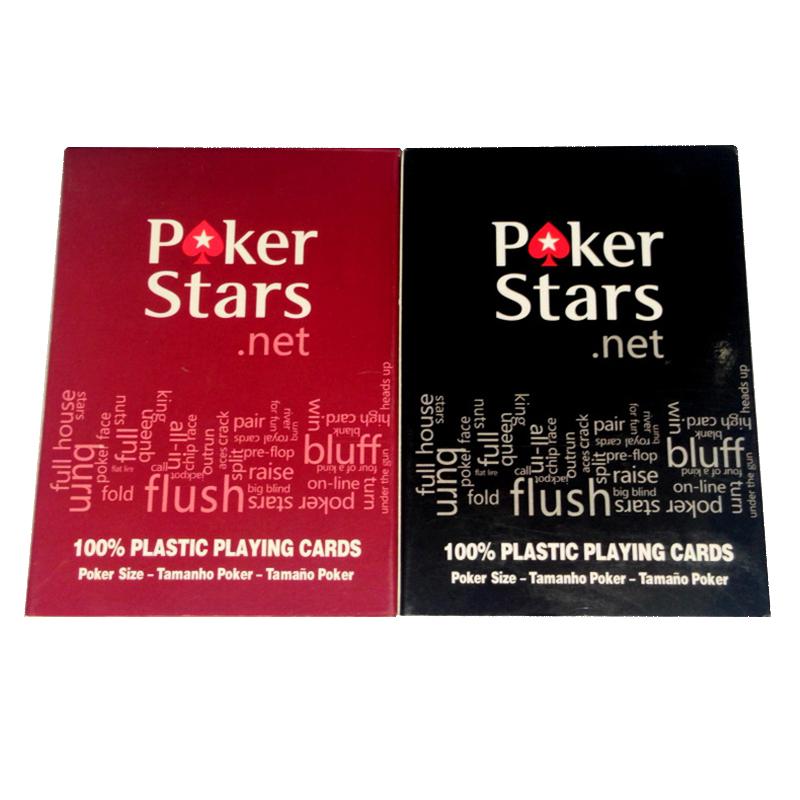2 Sets/Lot Texas Hold'em Plastic playing card game poker - Korvel