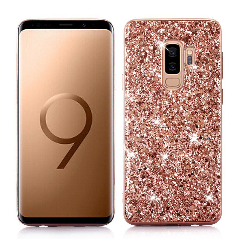 Phone Case for Samsung Galaxy S9 Plus Case Silicon Bling Glitter Crystal Sequins Soft TPU Cover Fundas for Samsung S9 Plus S9 - Korvel