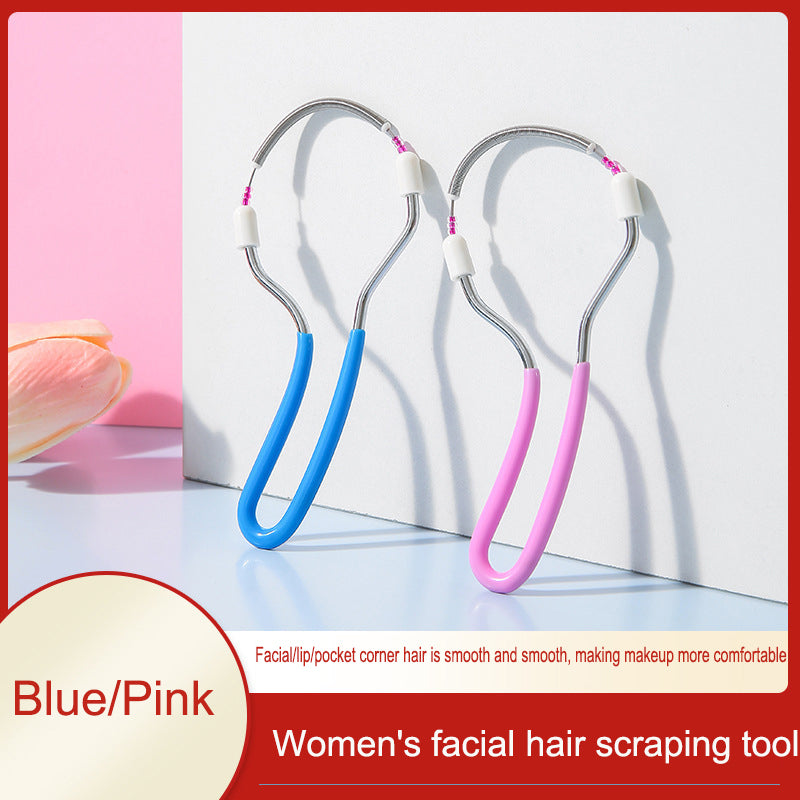 Facial hair removal device with twisted hair removal device lip hair removal device facial hair removal device - Korvel