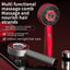 Peigne de massage du cuir chevelu électrique rechargeable