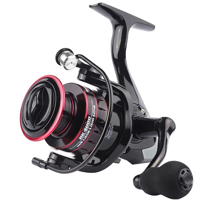 New Fishing Reels 1000-7000 Metal Spool 8kg Drag Power 5.2:1 Gear Ratio Spinning Reel Carp Fishing Reels For Saltwater Sea - Korvel