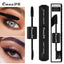 Mascara CmaaDu Large capacity 20ml ultra black double head mascara silicone brush head - Korvel