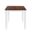 Ensemble de salle à manger rustique minimaliste en bois TOPMAX 5 pièces