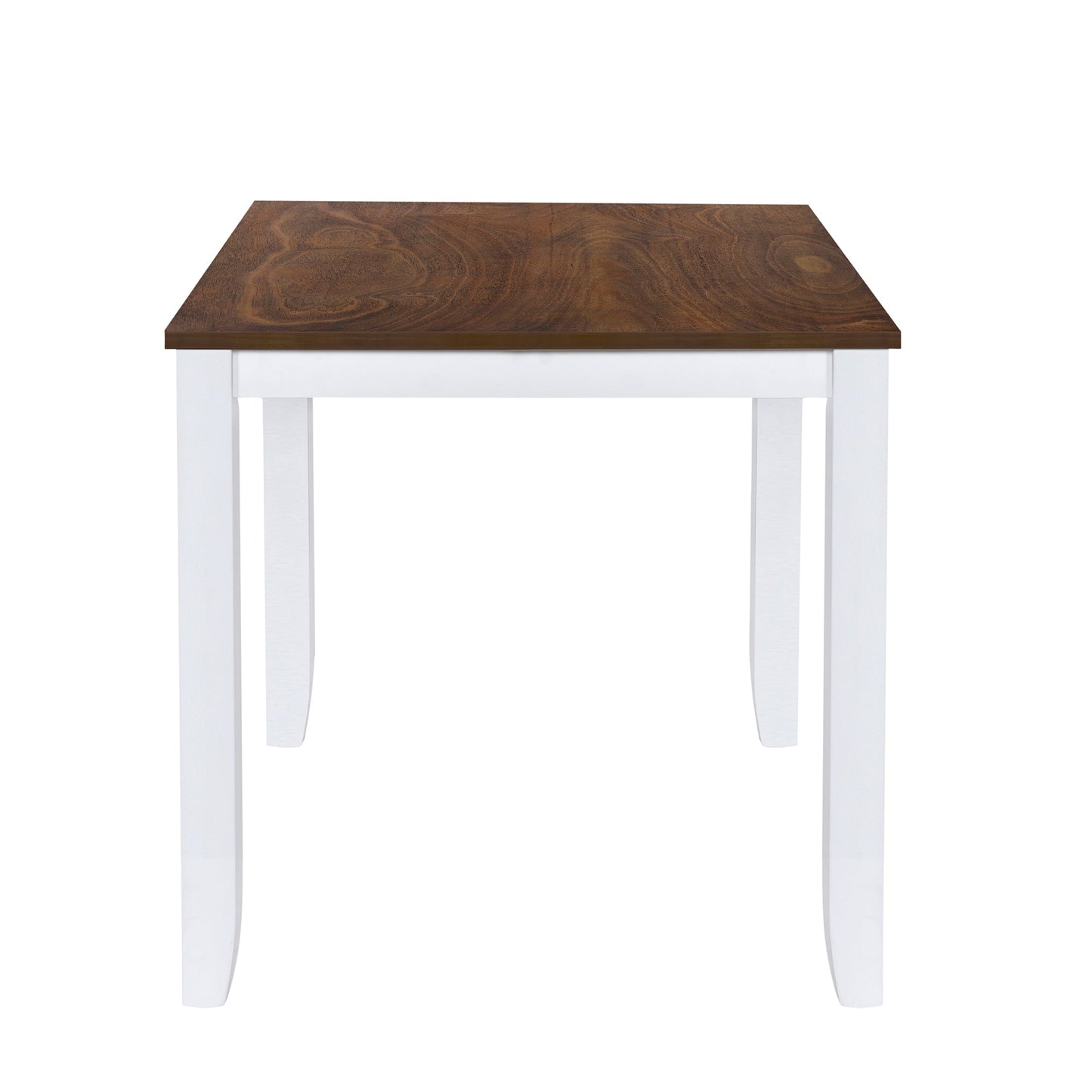 Ensemble de salle à manger rustique minimaliste en bois TOPMAX 5 pièces