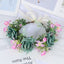 Couronne de Fleurs en Soie Fait Main Accessoire Capillaire