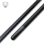 Premium Black Pearl Point Cue Butt with Leather Wrap