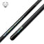 Premium Abalone Inlay Leather Wrapped Bull Carbon Cue Butt