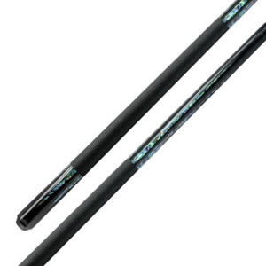 Premium Abalone Inlay Leather Wrapped Bull Carbon Cue Butt - Korvel