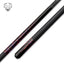 Premium Abalone Inlay Leather Wrapped Bull Carbon Cue Butt