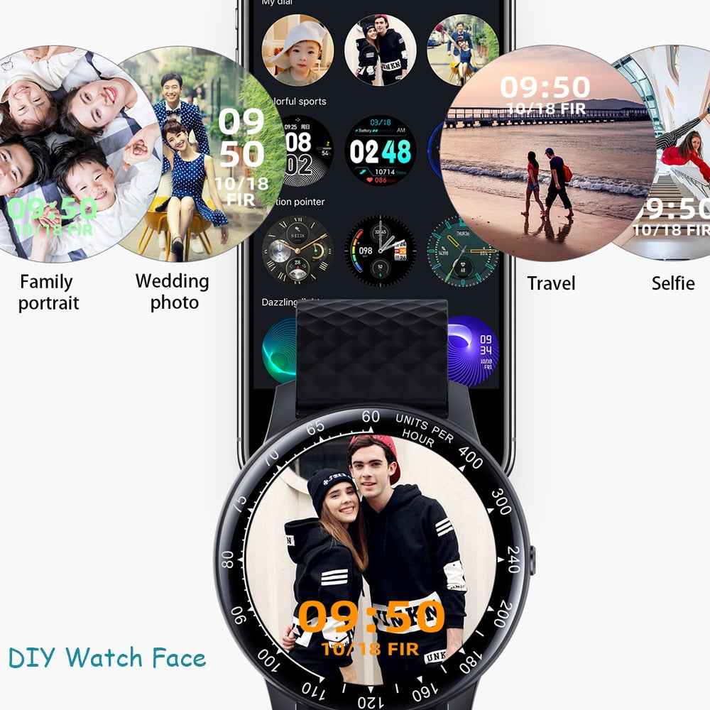 Montre intelligente premium pour le suivi de la condition physique et les notifications