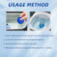 Automatic Toilet Bowl Cleaner, Household Descaling Deodorizing Deodorizing Odors Fresh Toilet Cleaning Block - Korvel