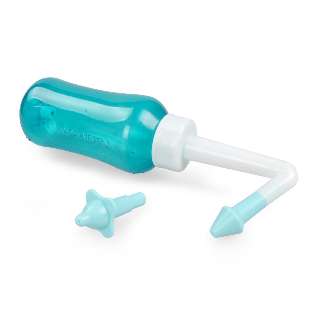 ELERA 300ml Double Nozzles Nasal Irrigator Wash Nasal Irrigation Pot Cleaner Bottle - Korvel