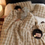 Double-sided Rabbit Fleece Blanket Solid Color Faux Fur Plush Blanket Soft Warm Throw Blanket For Couch Sofa Nap Blanket For Winter - Korvel