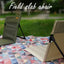 Outdoor camping backrest cushion chair portable folding chair tent leisure chair balcony park lawn picnic chair - Korvel