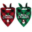 Christmas Day Border Protection Pet Small, Medium, and Large Dogs, Dogs, Cats, Teddy Triangular Towels, Water Jars - Korvel