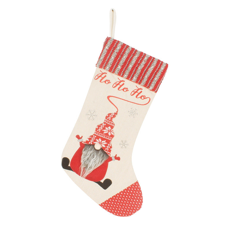 Christmas Gift Candy Bag Christmas Pendant Large Christmas Socks Christmas Decoration - Korvel