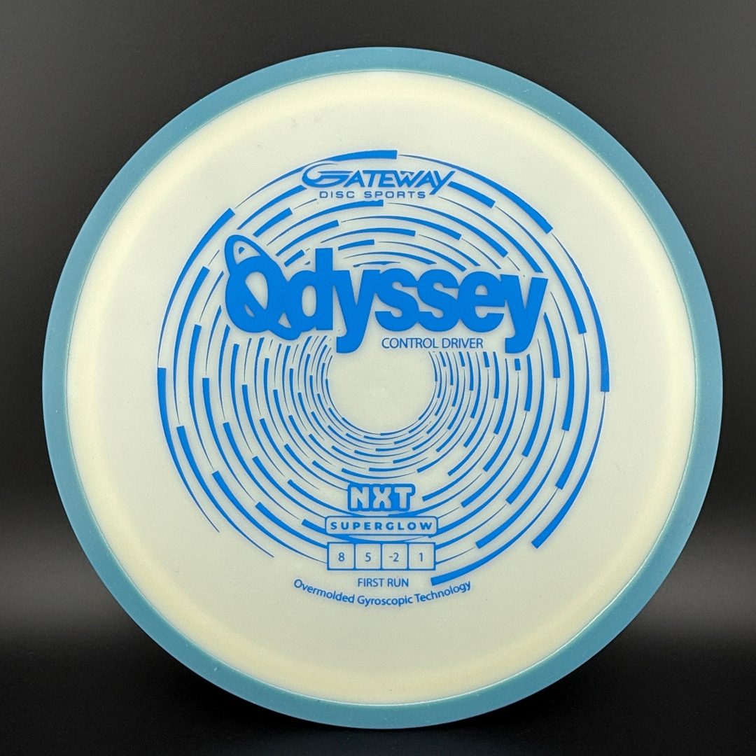 NXT Superglow Odyssey - First Run - Glow Rim Disc Golf Disc