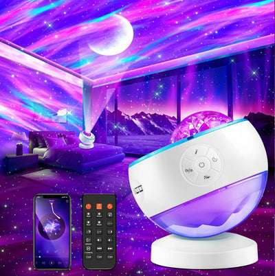 AuroraGlow Galaxy Projector - Korvel