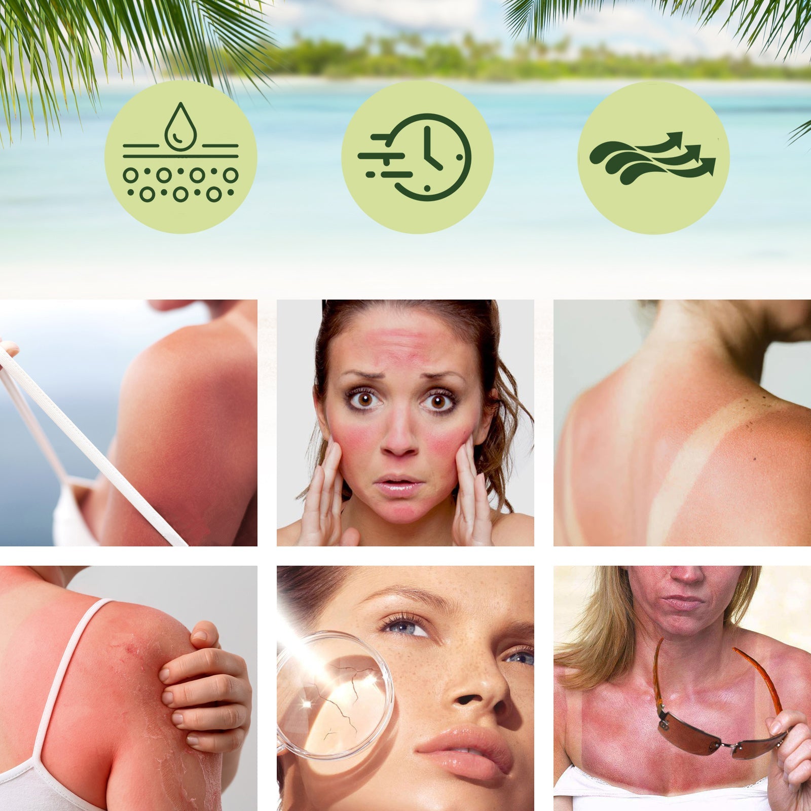 Aloe Vera Protective Cream, Hydrating Fresh Isolating UV Protection Cream - Korvel