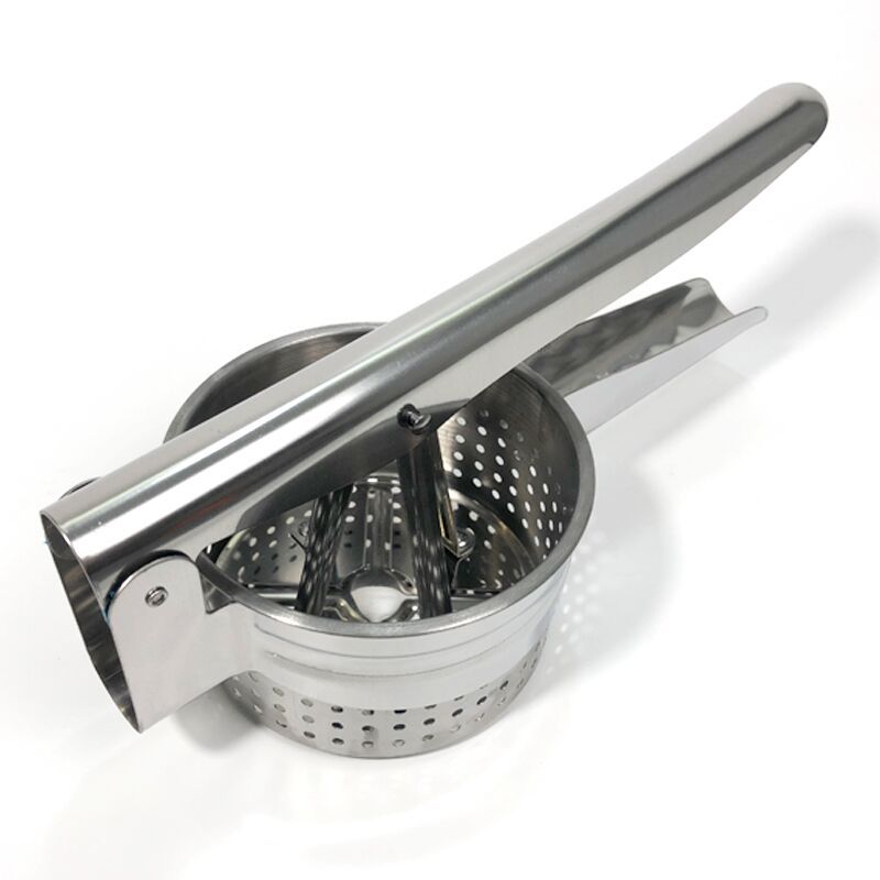Squeezer Stainless Steel Manual Juicer Household Vegetable Filling Dehydration Large Practical And Creative Potato Mashing - Korvel
