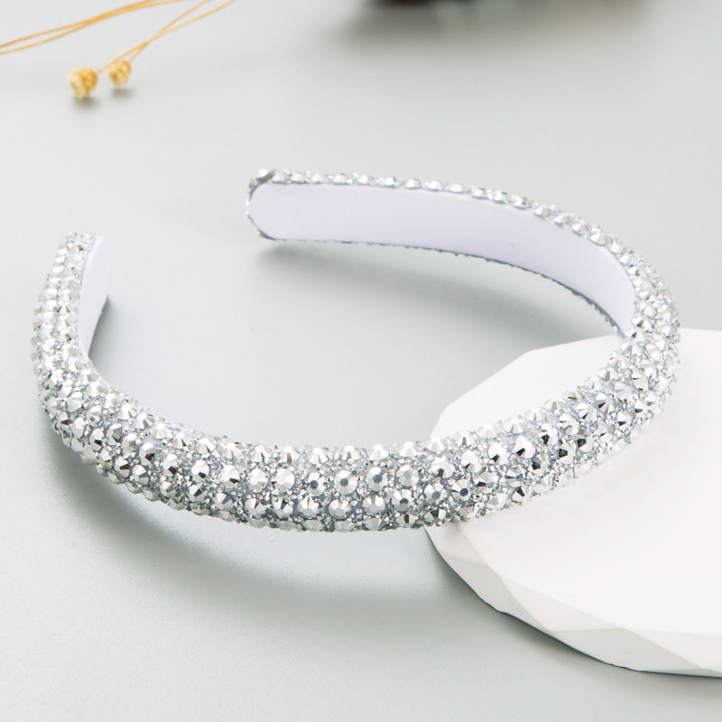 Diadema de Aro con Rhinestones de Color
