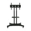 FANCO Universal Rotating TV Stand, suitable for 32-80 inch TVs, with adjustable tilt height and maximum VESA 600x400mm (black) - Korvel