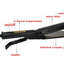 Ceramic Tourmaline Ionic Hair Straightener with Four Temperature Settings