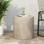 Light Gray Concrete Side Table