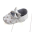 Multicolor Embroidered Peach Heart Bow Baby Shoes