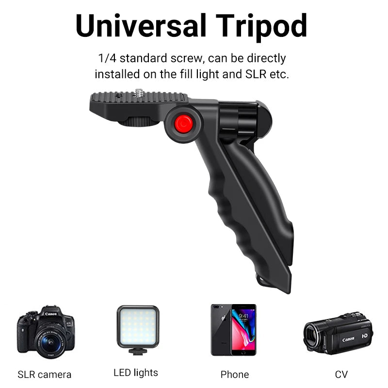 MAMEN Wireless Vlogging Kit Phone Tripod with Lavalier Microphone LED Light for iPhone Android Smartphone Live Streaming Toolkit - Korvel