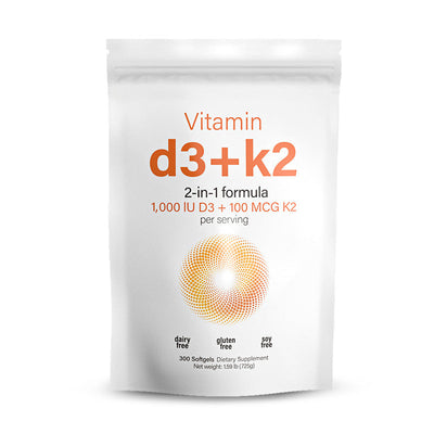 Vitamin D3+K2 Soft Capsules - Korvel