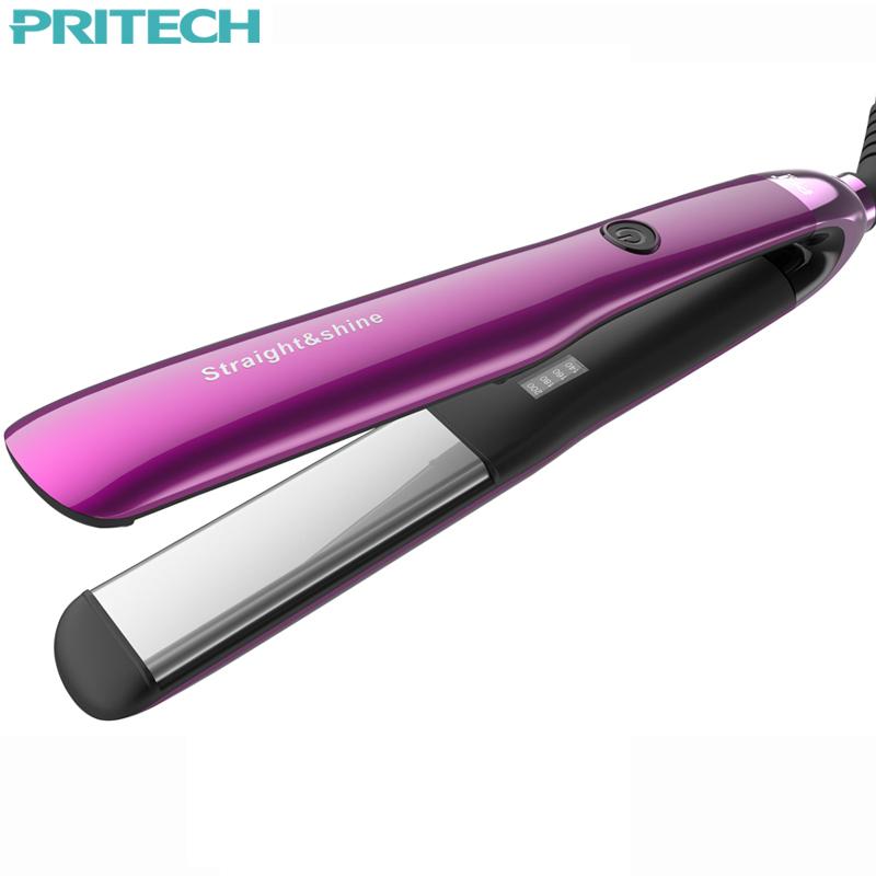 Pritech Hair Styling Tools 4 Speed Temperature Control Professional Hair Straightening Irons Straightener - Korvel