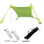 Family beach tent, large pop-up parasol, beach shelter, sun shade. Stable poles with portable carry bag. Outdoor shade. - Korvel