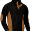 European men's casual stand up collar long sleeved corduroy sweatshirt with pit stripe - Korvel