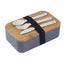Japanese Style Double-Layer Bamboo Lid Bento Box