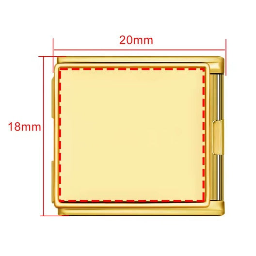 DIY Personalized Photo Picture Frame Making Titanium Steel Watch Band Chain Fashion Splicing Modular Bracelet - Korvel