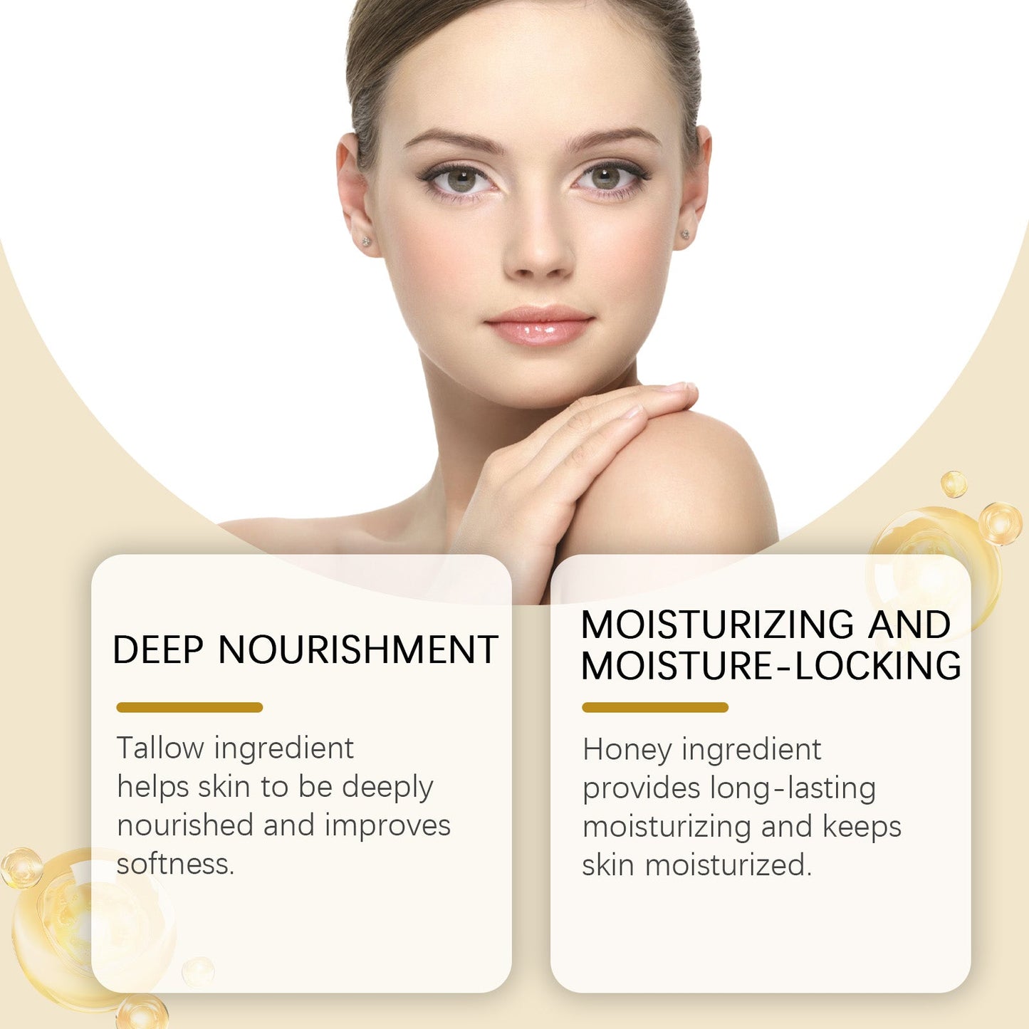 Honey Butter Moisturizer, Moisturizer Moisturizes Skin To Keep It Hydrated Apply Massage Skin Cream - Korvel