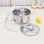 Stainless steel cookware set of 18 pieces household kitchen set soup pot set 16-26cm cutlery set pot set - Korvel