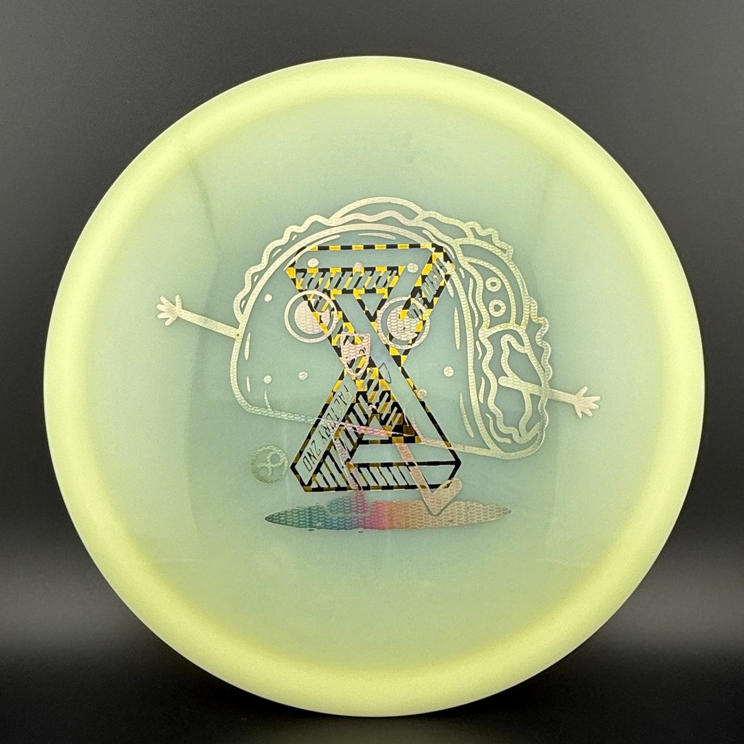 Glow C-Blend Centurion - X-Out Taco Disc Golf Driver