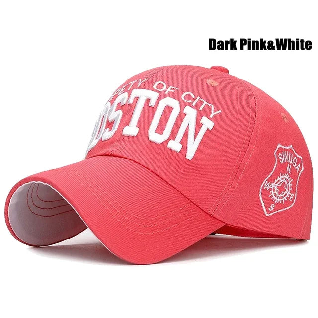 Soft Top Sports Baseball Cap Cotton 3D Embroidery Unisex Snapback Cap Tennis Hat Dad Cap - Korvel