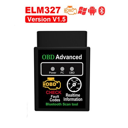 Outil de diagnostic Bluetooth OBD2 ELM327 V1.5